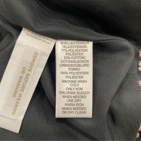 LOFT 8 Brown Animal Print Mini A-Line Skirt Pocket Y2K 90s Grunge Rockstar Retro - Picture 8 of 16